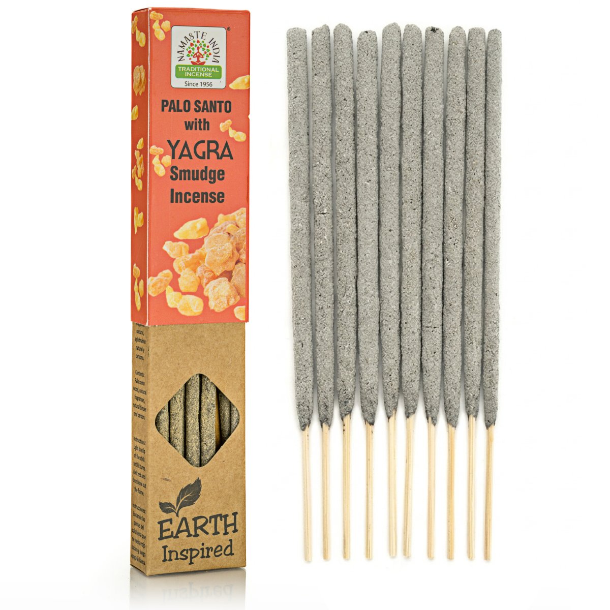 Rzemieślnicze kadzidełka indyjskie Namaste India Natural – Yagra z Palo Santo