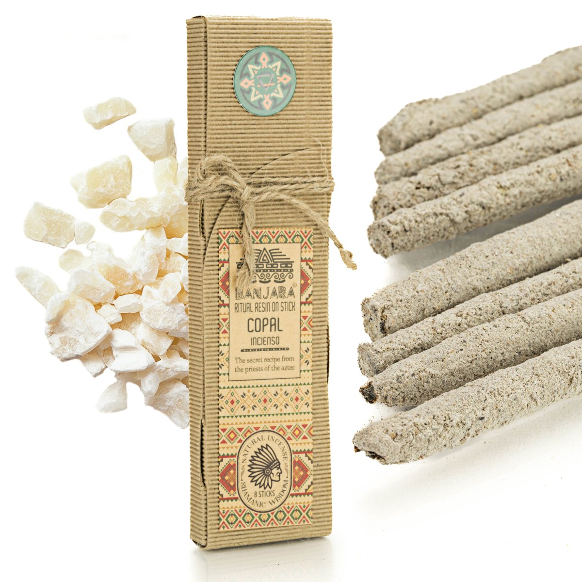 Naturalne kadzidełka żywiczne Banjara – Copal