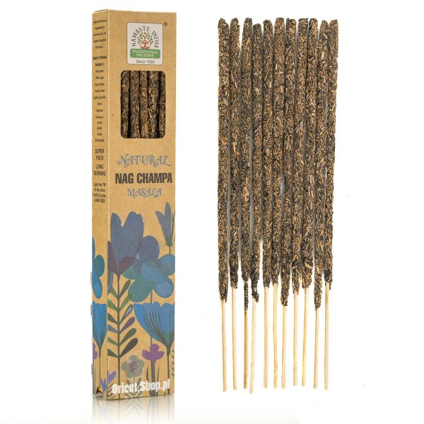 Rzemieślnicze kadzidełka indyjskie Namaste India Natural | Nag Champa
