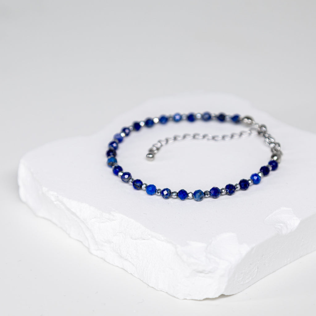 Srebrny Zestaw Solune - Lapis Lazuli
