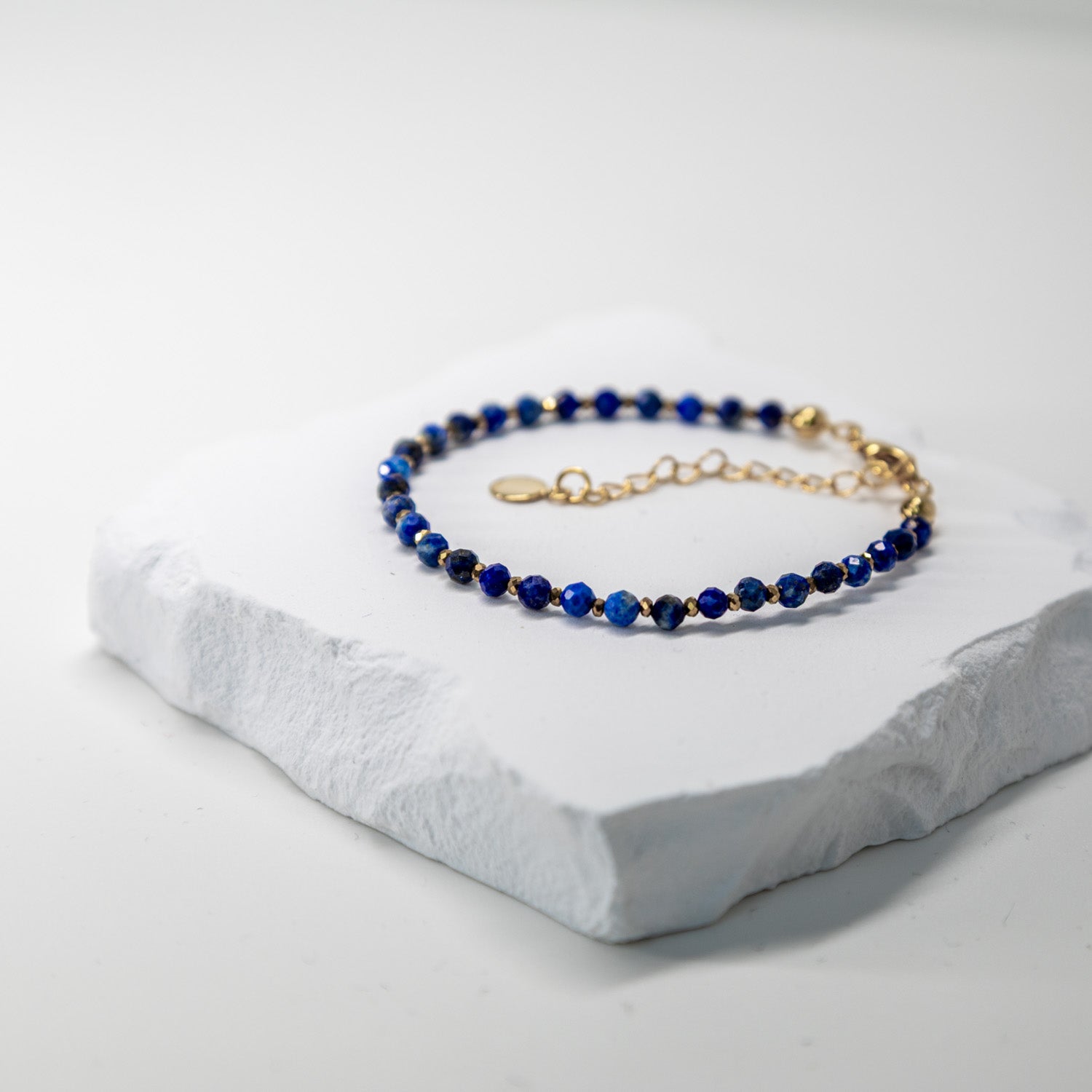 Bransoletka z Lapis Lazuli i Hematytem | Amulet Intuicji i Stabilności