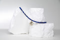 Złoty Choker Zodiakalny z Lapis Lazuli – Amulet Intuicji