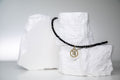 Złoty Choker Zodiakalny z Czarnym Turmalinem – Amulet Ochrony